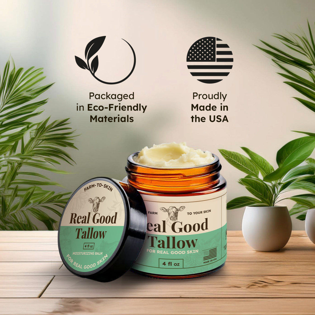 Whipped Beef Tallow Face Cream, Moisturizer