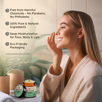 Whipped Beef Tallow Face Cream, Moisturizer